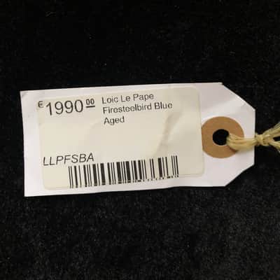 Loïc Le Pape Fire Steelbird Guitar Relic Blue image 7