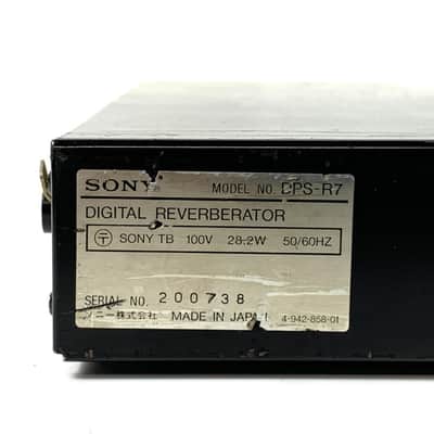 Sony DPS-R7 Digital Reverberator 1990s - Black TGHM image 8
