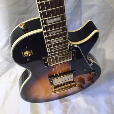 Epiphone Les Paul Custom Flame Maple Tobacco Burst image 5