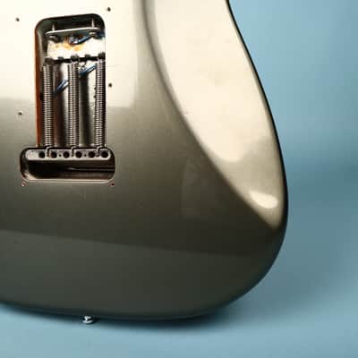 Fender USA Loaded Pickguard Olive Drab Metallic Guitar Body image 21