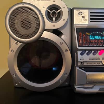 JVC Compact Stereo System MX-GT90 CD Dual Cassette Freshly Serviced Top Modelš„ image 3