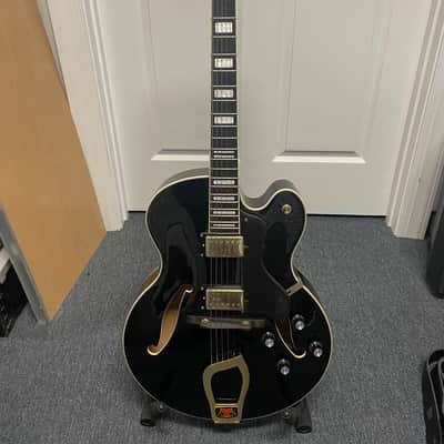 Hagstrom HJ500 Vintage Series Jazz Hollow Body Black | Reverb