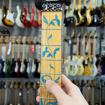 Ibanez 1991 Jem77 Steve Vai Bfp Blue First Year True Vintage image 4