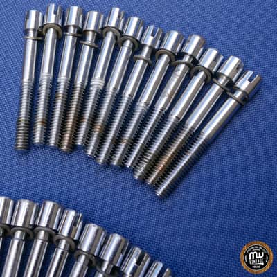 Sonor Vintage Tension Rods T-Rods Teardrop Phonic Pack of 24 - Long - 64 mm image 2