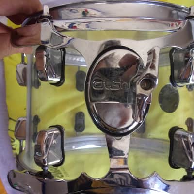 Crush Clear Acrylic Seamless 10" dia x 7" Rack Tom Drum suspension Mount NO ARM image 6
