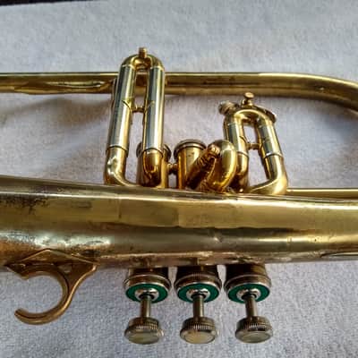 Couesnon Flugelhorn Lacquer with Used double case. image 7