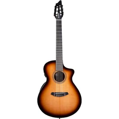 Breedlove Solo Pro Concert Nylon-String Classical Acoustic-Electric Guitar Regular Edge Burst image 7