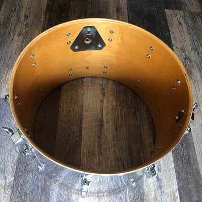 1988 Ludwig COW 22" Classic Maple Bass Drum 6-Ply - Chrome Over Wood image 16