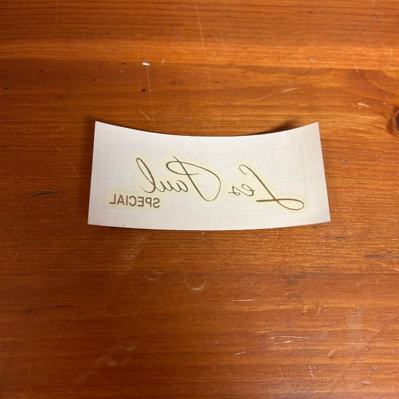 1950's-60's Gibson Les Paul Special Gold Headstock Logo N.O.S. image 1