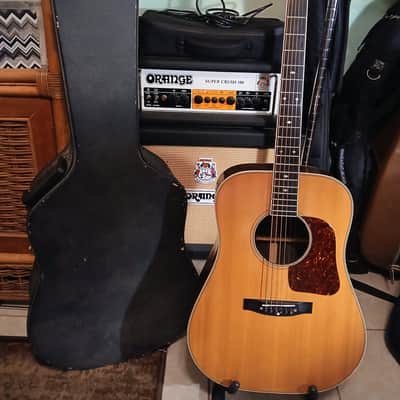 Aria GR30 Acoustic Guitar~Gallagher~Large Soundhole~Bluegrass~Rosewood~Solid~w/Hard Case~Video~Japan~70's image 1