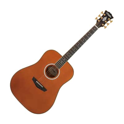 D'Angelico DAED300VNATGP2 Excel Lexington Series Acoustic Electric Guitar, Vintage Natural image 1