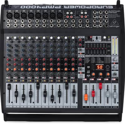 Behringer Europower PMP4000 16-channel 1600W Powered Mixer image 1