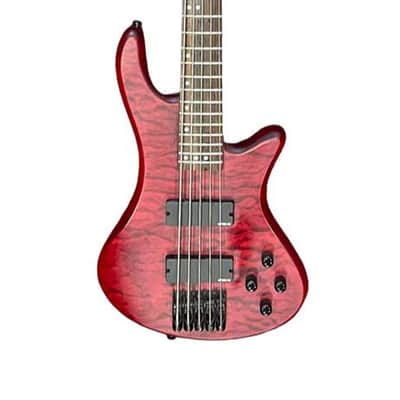 Schecter Stiletto Custom-5 Active 5-String Bass Vampyre Red image 1