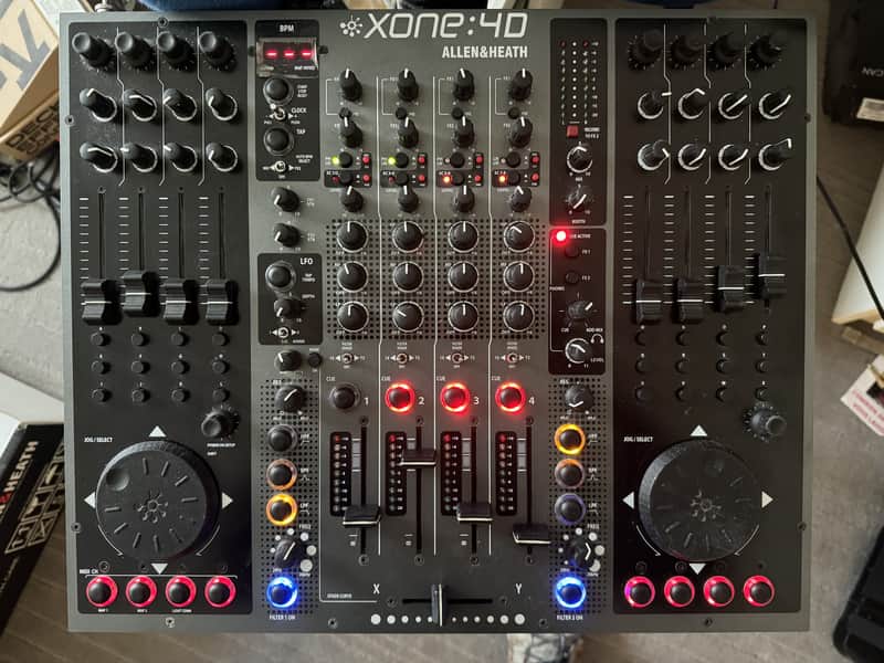 Allen & Heath XONE:4D Universal DJ Controller 2010s - Black image 1