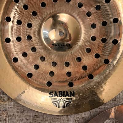 SABIAN Prototype MEET THE MASTERS 16” Hihats Effects SICK HATS CHINA Combo! 830 830 g UNIQUE image 6