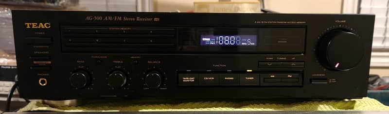 TEAC TEAC AG-500 stereo receiver 90s - Black | Reverb