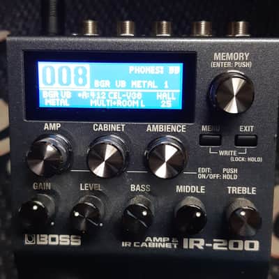 Boss IR-200 Amp and IR Cabinet 2021 - Present - Silver image 2