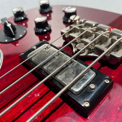 EPIPHONE ELITIST EB3 SHORT SCALE BASS 2005 - CHERRY image 6