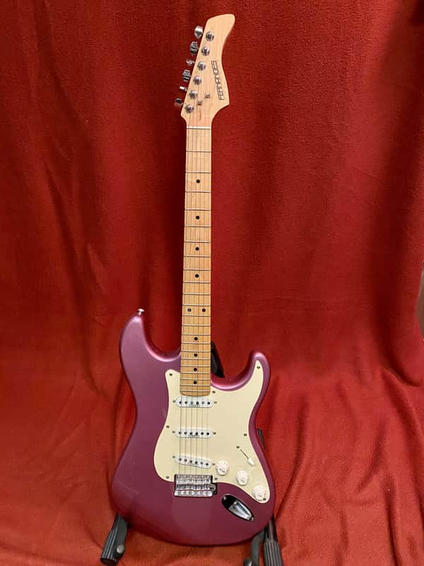 Fernandes Strat 2000's - Burgundy Mist image 1