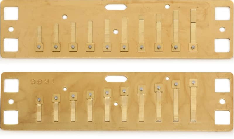 Lee Oskar Major Diatonic Harmonica Reed Plates - Key of G (3-pack) Bundle image 1