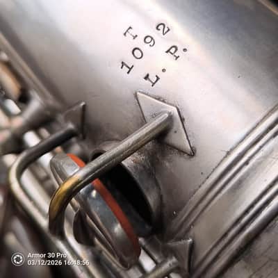 Frank Holton Tenor Saxophone WWI Military Issue (U.S.Q.M.C.) Serial #1092 Serial # 1092 1915 - 1915 image 13