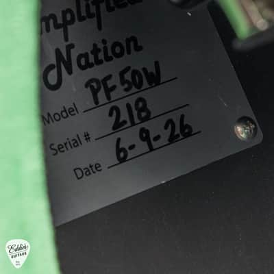 Amplified Nation Phoenix Fury 50w 1x12 Combo - Emerald Green Suede & Northern Lights #218 image 16
