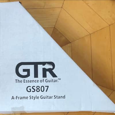 SEALED NEW- GTR A FRAME GS807 ADJUSTABLE BLACK GUITAR STAND-BASS-ACOUSTIC-ELECTRIC image 5