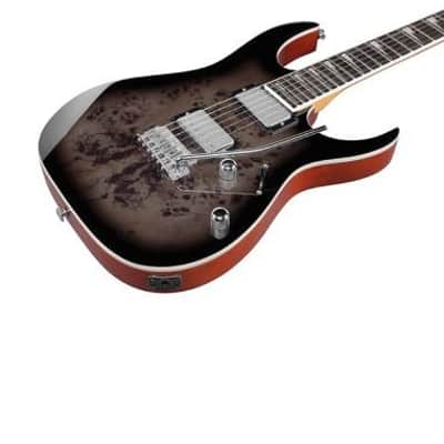 Ibanez GRG220PA1-BKB Transparent Brown Black Burst image 2