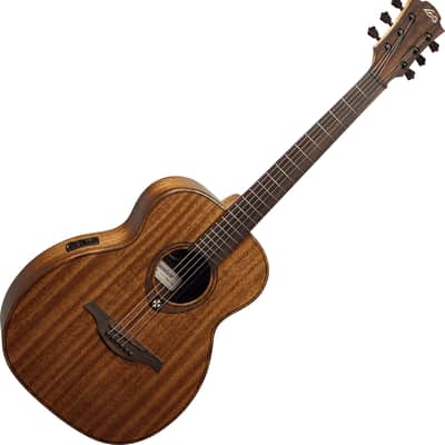 Lag TRAVEL-KAE Travel Series Massive Khaya Top & Neck 6-String Acoustic-Electric Guitar w/Soft Case image 6