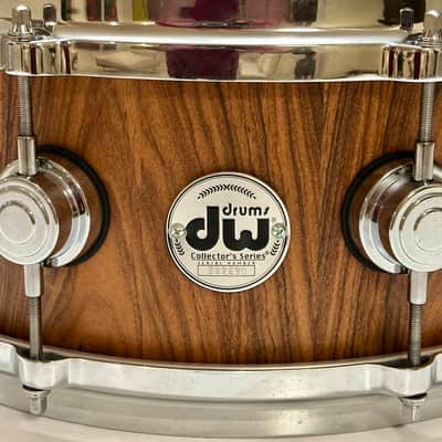 1-of-1 Custom DW 5”x13” Colombian Rosewood Stave Shell Snare Drum w Die Cast Hoops image 2
