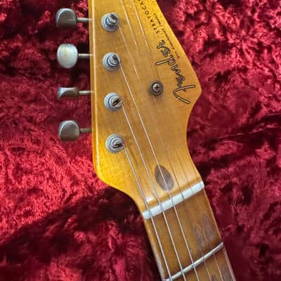 Fender CUSTOM SHOP LIMITED EDITION 1954 RELIC STRATOCASTER 2024 - AGED SONIC BLUE image 5