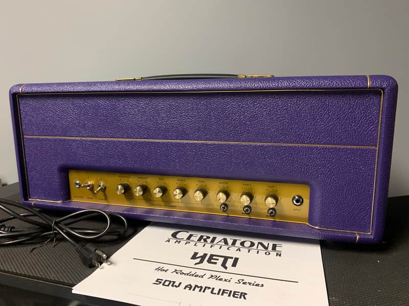 Ceriatone Custom Hot Rodded Plexi Yeti 50 2017 - Purple image 1