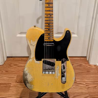 Fender Custom Shop LTD 1951 Telecaster Super Heavy Relic 2021 - Aged Nocaster Blonde image 2