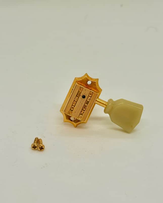 Used Single Gibson Vintage Deluxe Gold Guitar Tuner-Tuning Key (Bass Side E-A-D) image 1