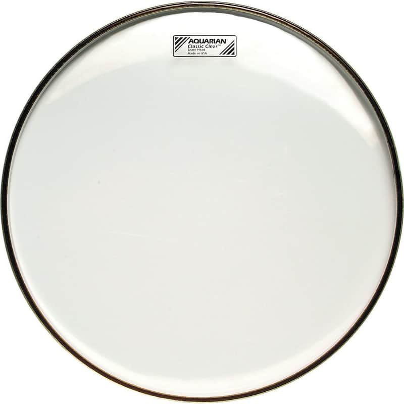 Aquarian CCSN14-U 14" Classic Clear Snare Side Drum Head image 1