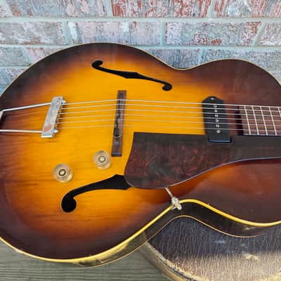 Vintage Circa 1946 Gibson ES-150 Script Logo Electric Archtop Guitar w/ Hardshell Case! image 5