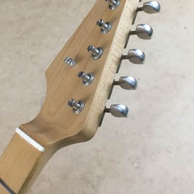 LEFTY Custom Vintage Fender Lic. Strat Neck Satin Nitro Lacquer Reverse Relic Bone Nut Loaded Stratocaster image 4