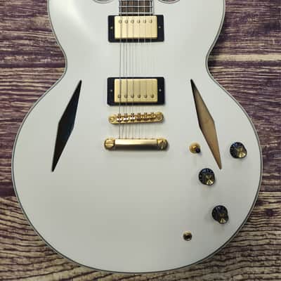 Epiphone Emily Wolfe "White Wolfe" Signature Sheraton 2023 - Present - Aged Bone White image 1