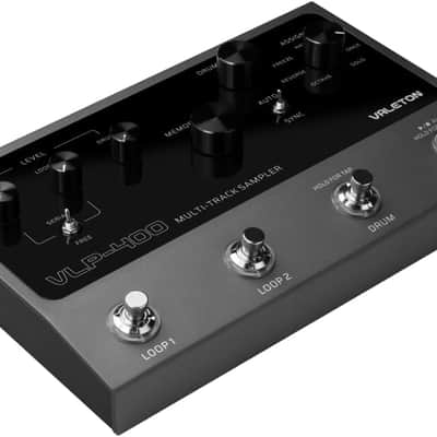 Valeton VLP-400 Multi-Track Sampler with 4 Footswitches - Two Full-Featured Loopers, Drum Machine image 2