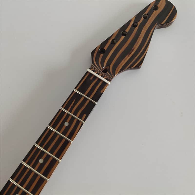 Zebra Wood ST Guitar Neck,22-Fret image 1