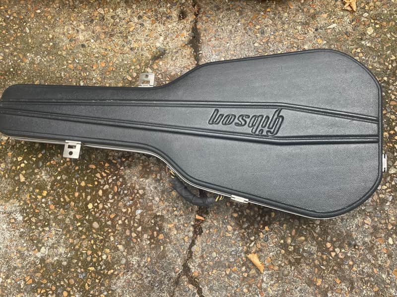 1990s Gibson acoustic plastic guitar case Hummingbird Dove J45 J50 etc. image 1