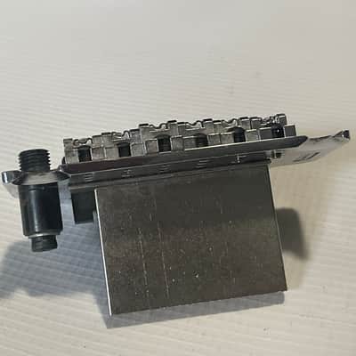 2000's Schaller Original Made in Germany Chrome Floyd Rose Pro Electric Guitar Tremolo Bridge Set & Brass Block image 12