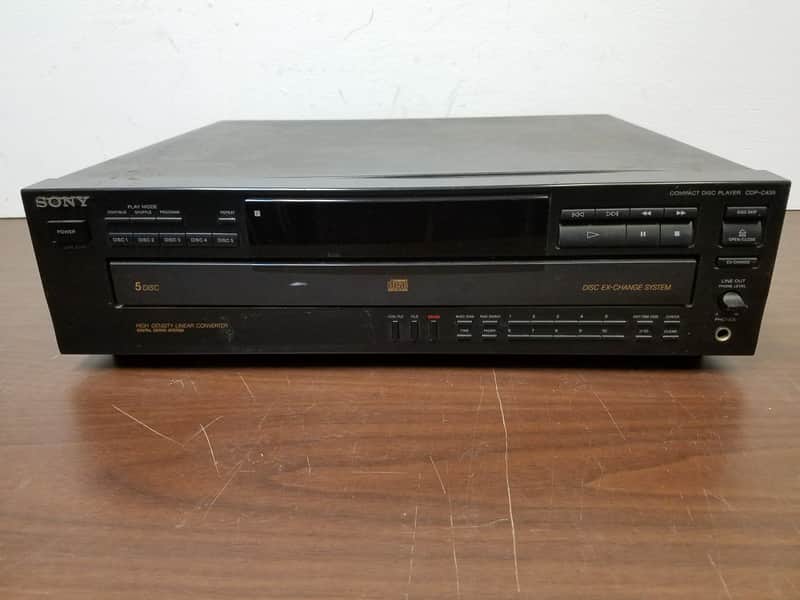 Vintage Sony CDP-C435 CD Player For Repair / Will Part Out image 1