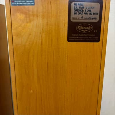 Klipsch RF-5 Early 2000’s - Maple image 12