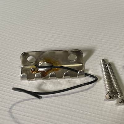 1990's MIM Fender Mexico Stratocaster Factory 6 Post Tremolo Bridge & Arm 2 1/16" String Spacing image 2