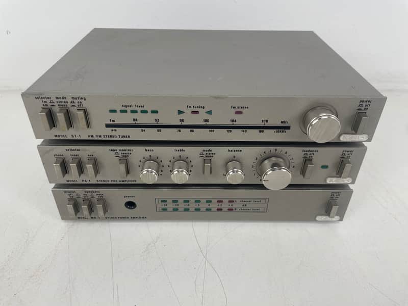 MBO - ST-1/PA-1/MA-1 - Pre/Power-Amplifier/Tuner - Set - Serviced (Repaired) image 1