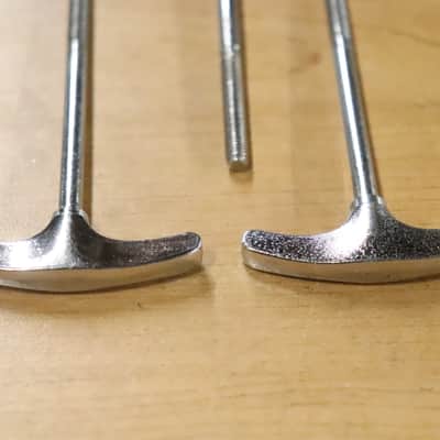 Ludwig USA 4 3/4" Chrome T Rods 8pk Vintage 1960's -70's image 6