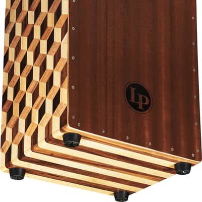 Latin Percussion LP1423 3D Cube Siam Oak/Indian Lilac String Cajon Bild 5