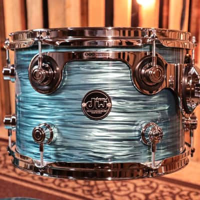 DW Performance Turquoise Oyster Bop Drum Set - 14x18, 8x12, 14x14 image 3