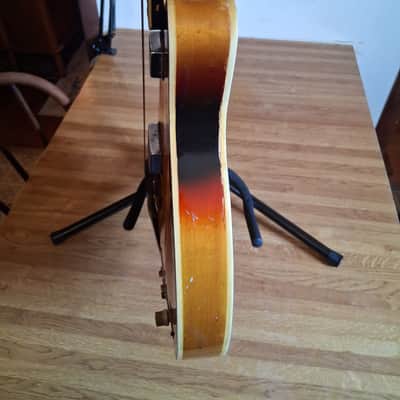 ~VINTAGE 1967 Kent Americana Sunburst Electric Hollowbody Guitar~ image 13